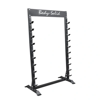 Afbeelding van ProClubLine Horizontal Bar Rack 10 Barbells Grijs Kunststof