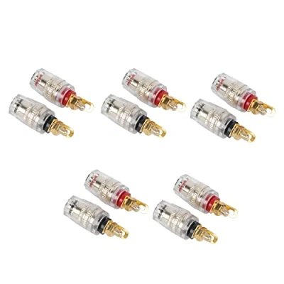 Afbeelding van 10 Stuks Vergulde Banana Plug Socket Connector Binding Post voor Versterker Luidspreker Terminal &amp; Audio Video Kabel Stekkers Adapter