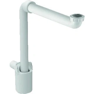 Afbeelding van Geberit toestelaansluiting wastafelafvoer 32mm 1 4 ruimte besparend wit 151116111 151 116 11