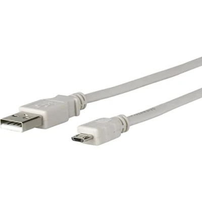 Afbeelding van Microconnect 3m USB A MicroUSB B kabel 2.0 Micro Grijs