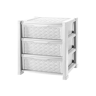 Afbeelding van Ladenkast Tontarelli Plastic 3 Lades (38,5 x 39 63,5 cm) Kleur Wit