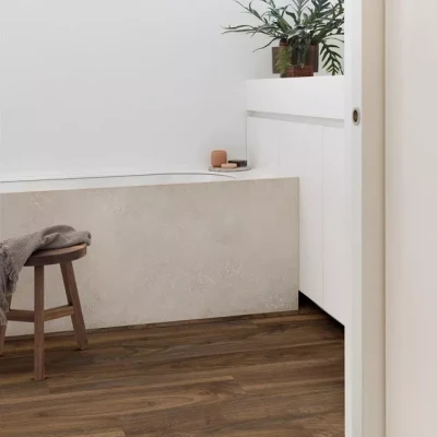 Afbeelding van 20% Korting In Showrooms Moduleo Lijm PVC ROOTS 0,55 ENGLISH WALNUT 20896BE Vloer Houtlook Lab21