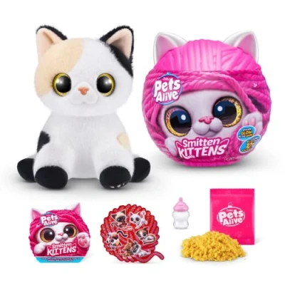 Afbeelding van Pets Alive ZURU Smitten Kitten, Minx speelgoed met 10 interactieve geluiden, leeftijd 3+ (minx)