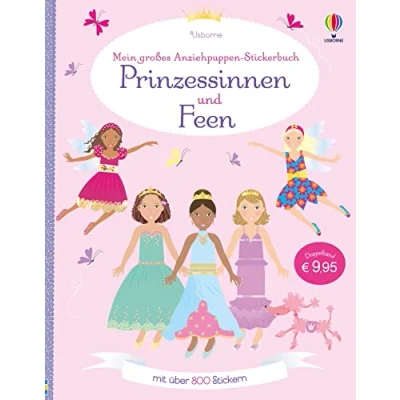 Afbeelding van Mein großes Anziehpuppen Stickerbuch: Prinzessinnen und Feen
