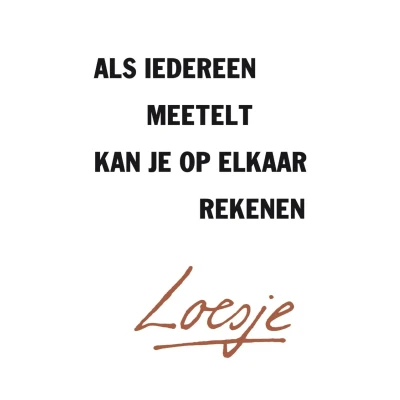 Afbeelding van Als iedereen meetelt, kan je op elkaar rekenen (Paperback)