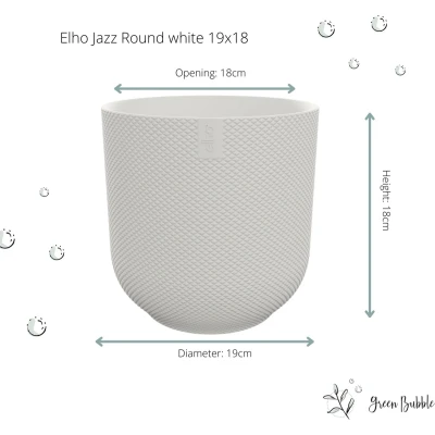 Afbeelding van Elho Jazz Round wit D23 x H21