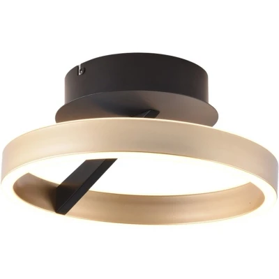 Afbeelding van Freelight Plafondlamp Pilota Ø 30 cm zwart goud