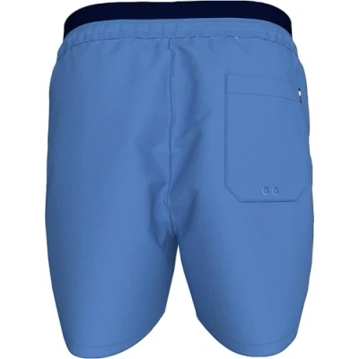 Afbeelding van Tommy Hilfiger LOGO Medium Drawstring Zwemshorts, Heren, Maat: Large, Blue spell
