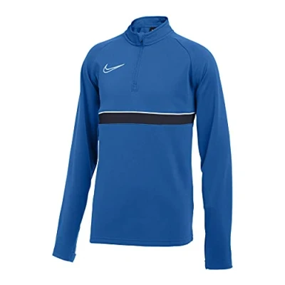 Afbeelding van Nike Performance Academy 21 Drill Unisex Sport Tshirt voor kinderen, Maat: 116 128, Royal blue / white obsidian
