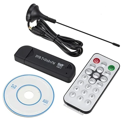Afbeelding van Brensty USB2.0 Digitale DVB T SDR+DAB+FM TV Tuner Ontvanger SDR Stick RTL2832U+FC0012