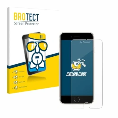 Afbeelding van BROTECT AirGlass Glas Screenprotector voor Apple iPhone SE 3 2022