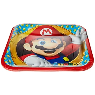 Afbeelding van AMSCAN 8 kartonnen Super Mario borden