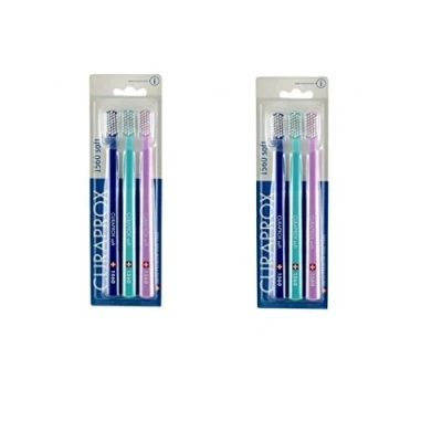 Afbeelding van Curaprox Swiss 1560 Zachte Tandenborstel 0.15mm Diverse Kleuren (3 PACK)