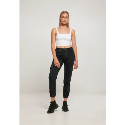 Afbeelding van Urban Classics Relaxed fit jeans, Dames, Maat: 34x28, Black washed