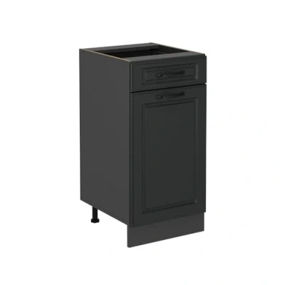 Afbeelding van Vicco Keukenonderkast R Line, Antraciet landhuis/Antraciet, 40 cm zonder werkblad