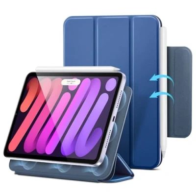 Afbeelding van ESR magnetische beschermhoes compatibel met iPad Mini 6 2021 (6e generatie), praktische bevestiging, automatische slaap /wekfunctie, vierkant Pencil 2, slanke en