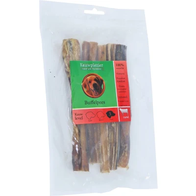 Afbeelding van Natuurlijke Snack buffelpees 15 cm zak a 5 stuks Gebr de boon