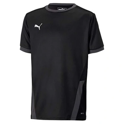 Afbeelding van Puma Tshirt basic voor kinderen, Maat: 140, black/asphalt