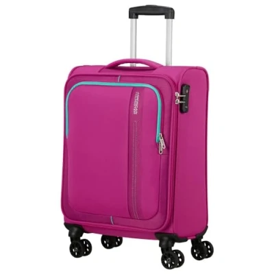 Afbeelding van American Tourister Sea Seeker Spinner 55 deep fuchsia Zachte koffer