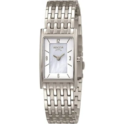 Afbeelding van Boccia 3212.07 Horloge Titanium zilverkleurig 21 mm