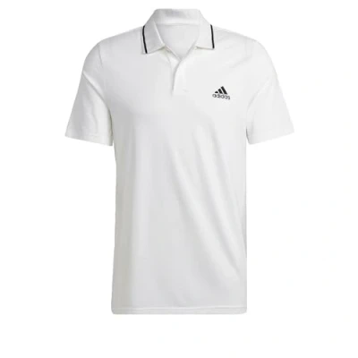 Afbeelding van adidas Sportswear Essentials Small LOGO Poloshirt, Heren, Maat: XS, White
