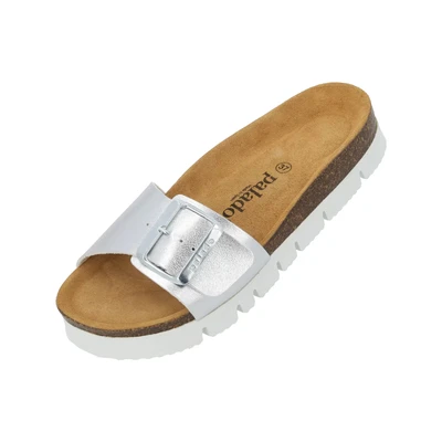 Afbeelding van Palado Muiltjes, Dames, Maat: 38, Silber metallic Kunststof