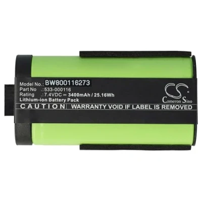 Afbeelding van vhbw Li ION Batterij 3400 mAh (7,4 V) voor Logitech S 00147 luidspreker EU MegaBoom