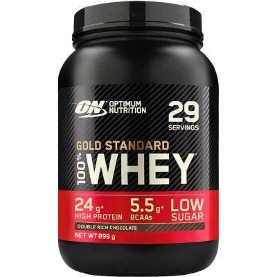 Afbeelding van Optimum Nutrition 100% Whey Gold Standard 908gr Double Rich Chocolade