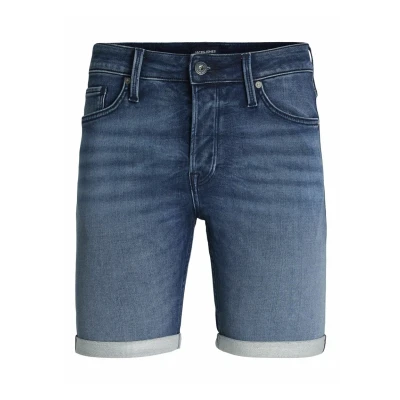 Afbeelding van JACK &amp; JONES JEANS INTELLIGENCE regular fit denim short JJIRICK 341 i. blue