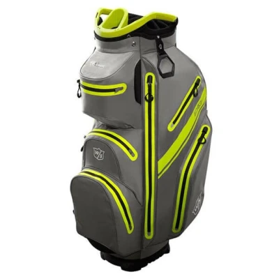 Afbeelding van Wilson Staff Exo Dry Waterproof Cartbag 2022 Grijs Geel