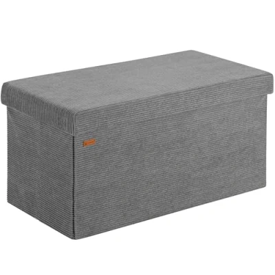 Afbeelding van Casaria Opbergbox Vouwbaar 76x38x38cm M Ripstof 100L Antraciet