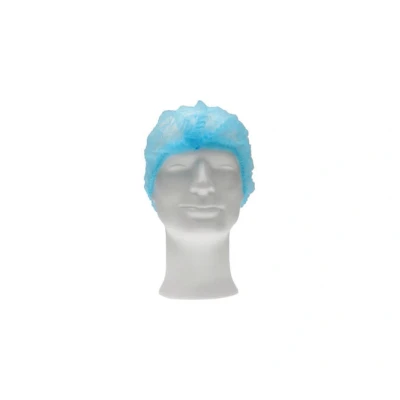 Afbeelding van Haarnet CMT clip non woven L 53cm PP blauw