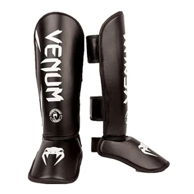 Afbeelding van Venum Challenger Kids Shin Guards Black/White S
