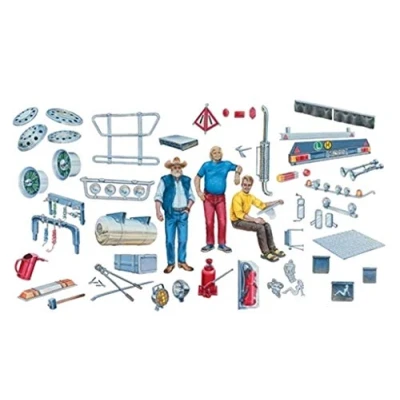 Afbeelding van 1:24 Italeri 0720 Truck accessories Plastic Modelbouwpakket