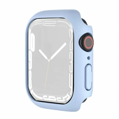 Afbeelding van Apple Watch 45mm Hard case (open front) Lichtblauw Geschikt voor