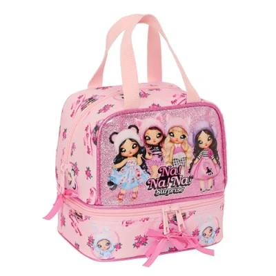Afbeelding van Lunchtrommel Na!Na!Na! Surprise Fabulous Roze 20 x 15 cm
