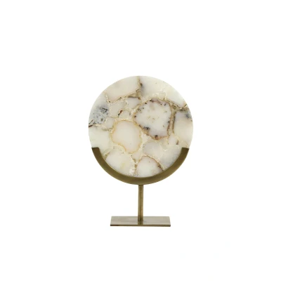 Afbeelding van Light &amp; Living Ornament GOUYA 25x10x35cm Wit
