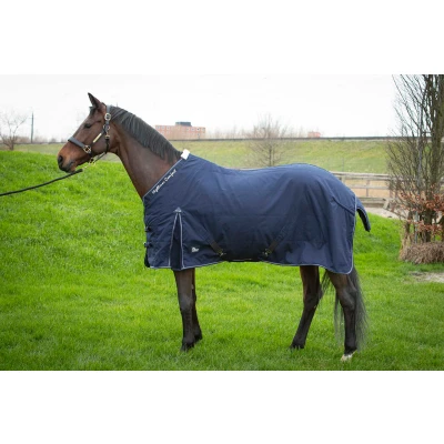 Afbeelding van Harry&#039;s Horse Staldeken Highliner Boa Navy 115/155