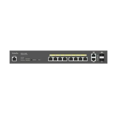 Afbeelding van EnGenius ECS1112FP Cloud Managed 8 Port Gigabit 130W PoE+ Switch