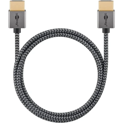 Afbeelding van Goobay 75757 HDMI kabel 1 m Type A (Standaard) Grijs
