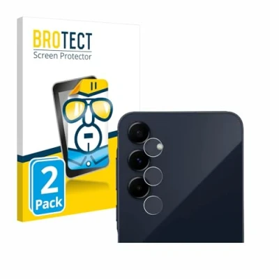 Afbeelding van BROTECT (2 Stuks) Schermbeschermer voor Samsung Galaxy A55 5G (ALLEEN Camera Lens) Screen Protector Transparant