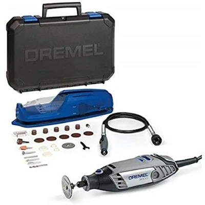 Afbeelding van Dremel 3000 Multitool 130W Multifunctioneel Gereedschap Set met 1 Hulpstuk en 25 Accessoires, Variabele Snelheid 10.000 33.000 t/min, EZ Twist Functie Geïntegreerde Ophanghaak