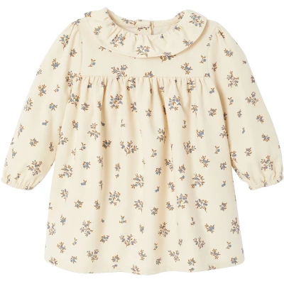 Afbeelding van Vertbaudet Babyset jurk + vestje haarband