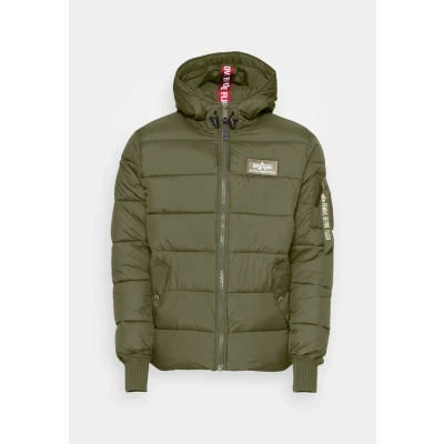 Afbeelding van Alpha Industries Puffer Winterjas, Heren, Maat: XXL, Dark green