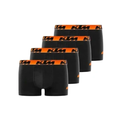 Afbeelding van KTM Boxershorts voor heren, 100% katoen, hypoallergeen en natuurlijk (4 stuks), As1, XL