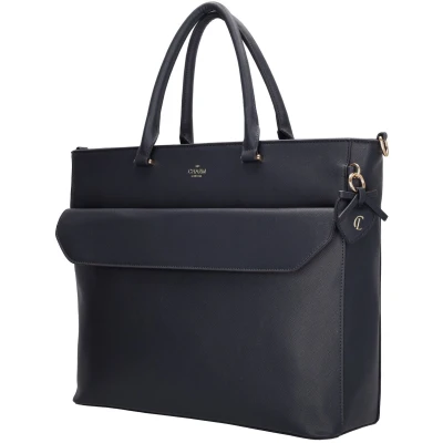 Afbeelding van Charm London Cambridge Laptoptas 15,6 inch Shopper Werktas A4 Laptopvak Blauw