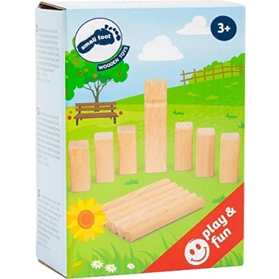 Afbeelding van small foot Viking Game Mini Kubb Travel edition