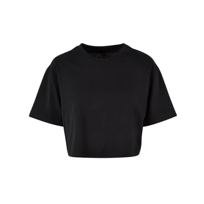 Afbeelding van Build Your Brand Dames T Shirt Short Oversized Tee Zwart S, zwart, S