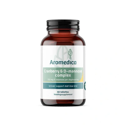 Afbeelding van Aromedica Cranberry &amp; D mannose complex 60 tabletten