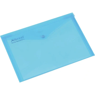 Afbeelding van Rexel Documentenvelop A4 Blauw (5)